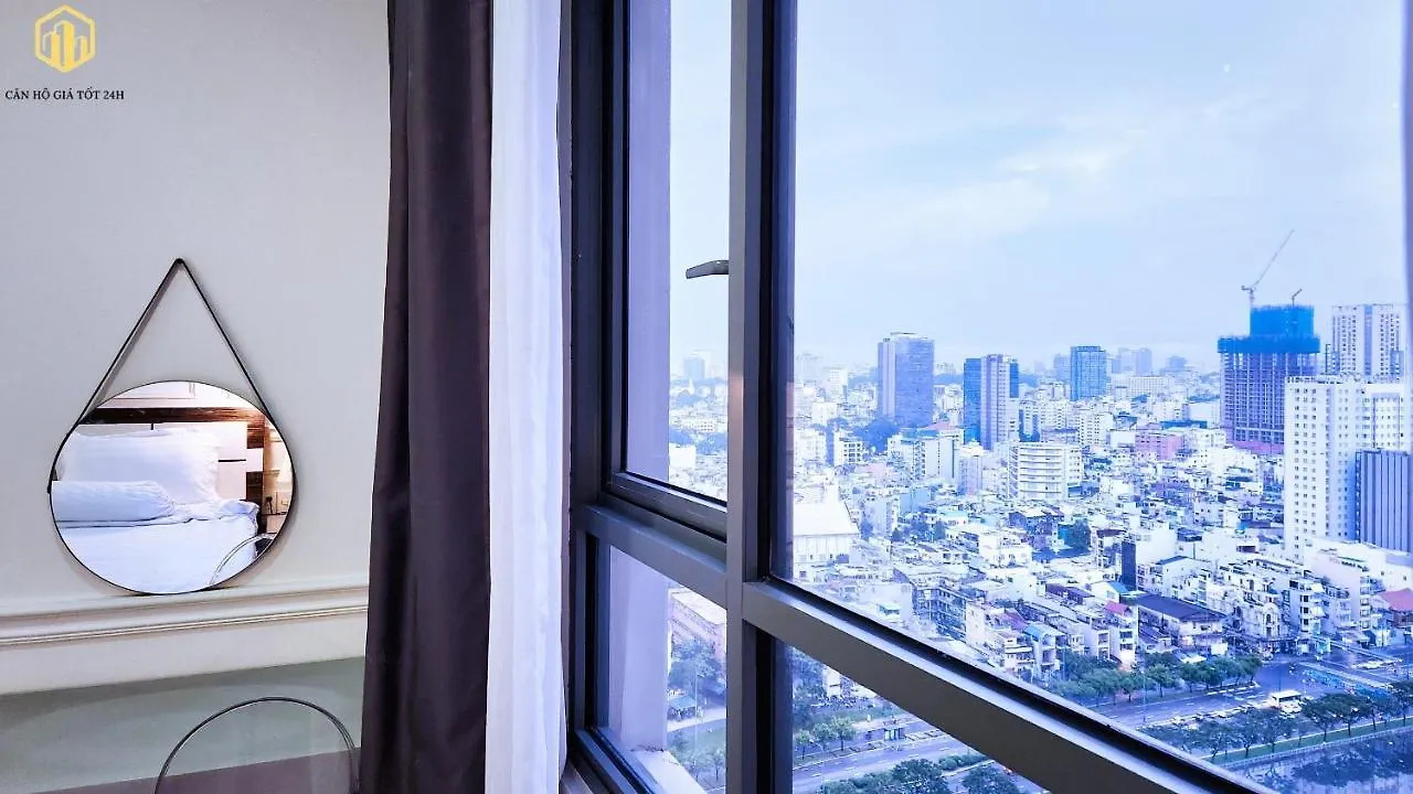 The Gold View D4- 2Br 2Wc, Balcony -Luxurious - Canhogiatot24H Ho Či Minovo Město 0*,