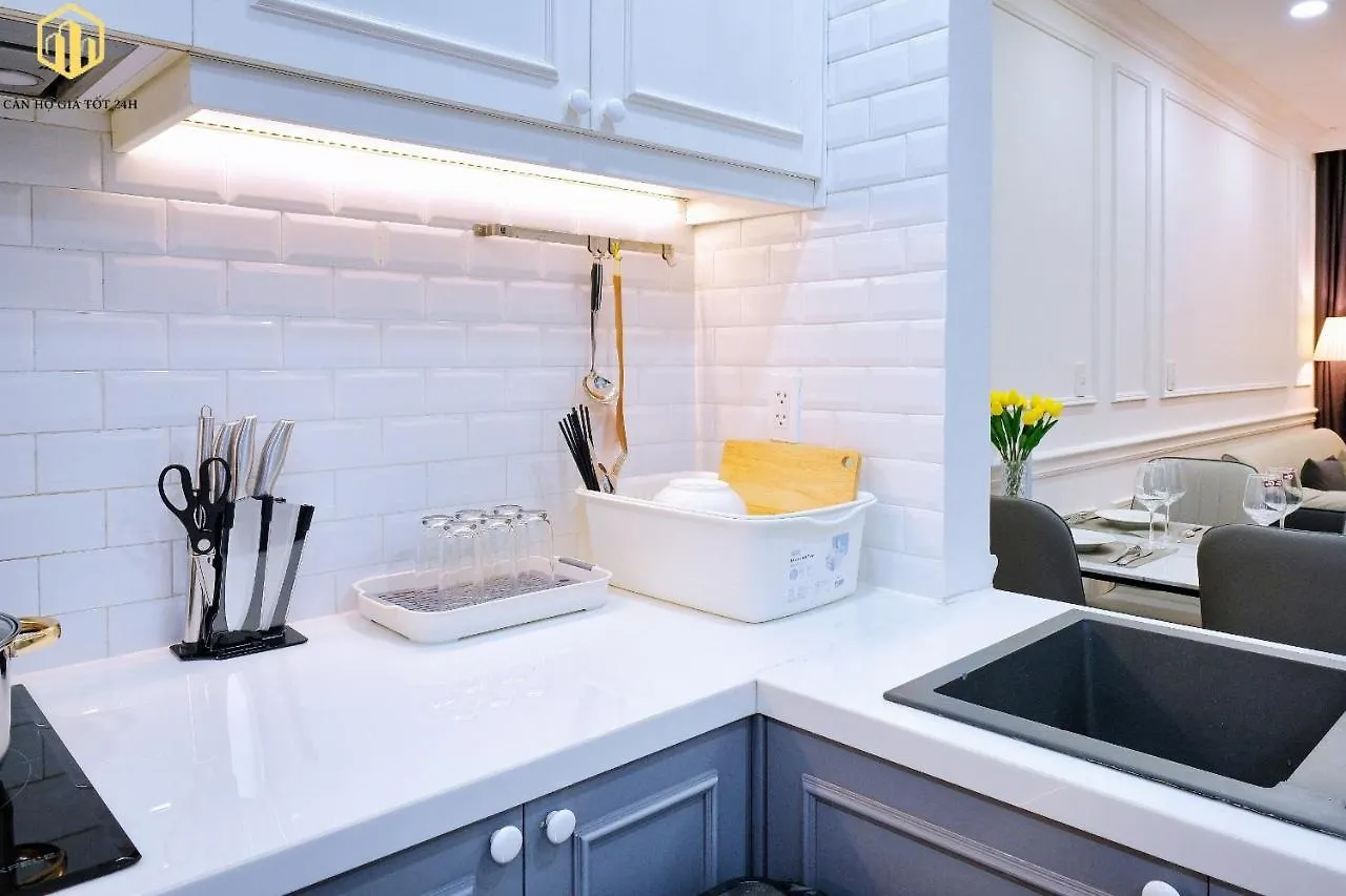 The Gold View D4- 2Br 2Wc, Balcony -Luxurious - Canhogiatot24H Ciudad Ho Chi Minh  Apartamento